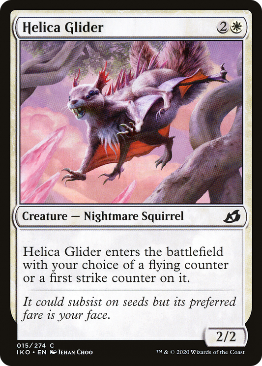 Helica Glider (IKO-015) - Ikoria: Lair of Behemoths - Premium MTG Single from Wizards of the Coast - Just $0.08! Shop now at Game Crave Tournament Store