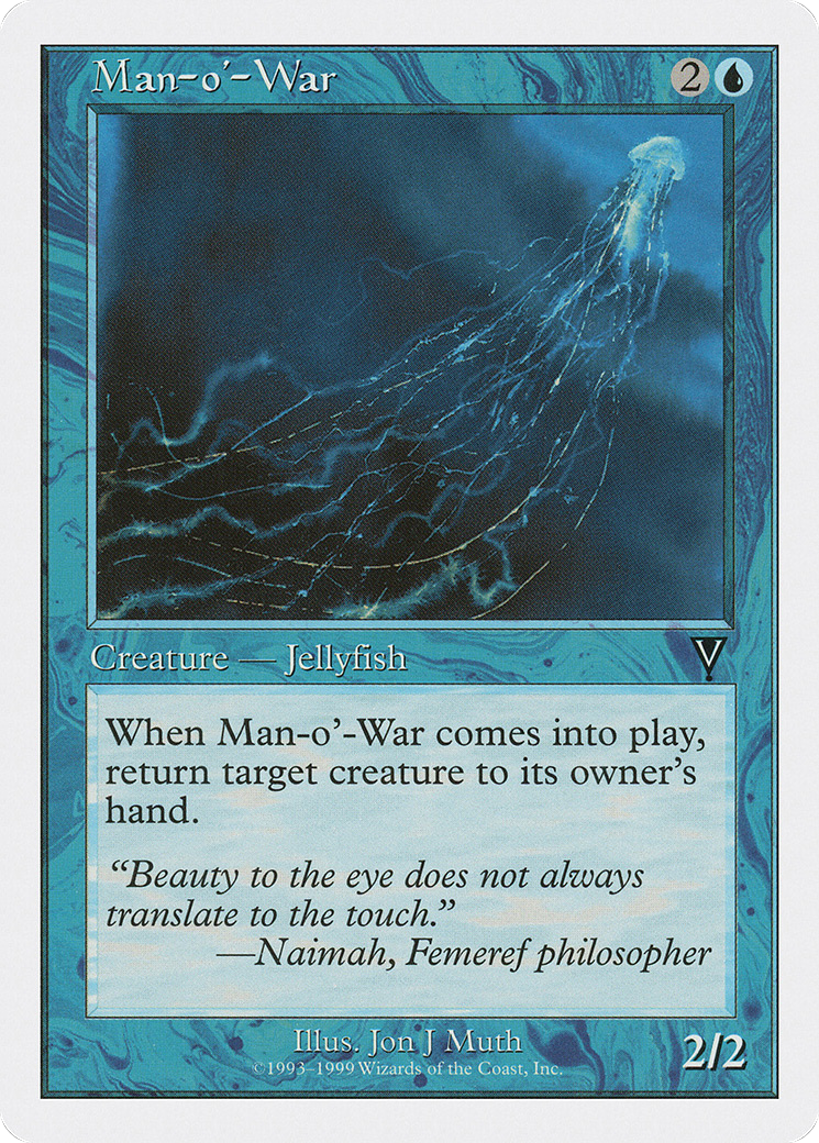 Man-o'-War (BRB-040) - Battle Royale Box Set - Premium MTG Single from Wizards of the Coast - Just $0.08! Shop now at Game Crave Tournament Store