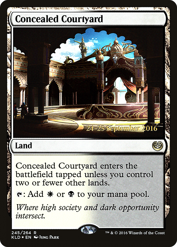 Concealed Courtyard (PKLD-245S) - Kaladesh Promos Foil - Premium MTG Single from Wizards of the Coast - Just $0.71! Shop now at Game Crave Tournament Store