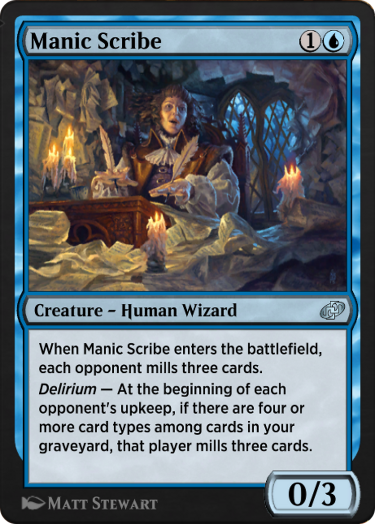 Manic Scribe (J21-211) - Jumpstart: Historic Horizons - Premium MTG Single from Wizards of the Coast - Just $0! Shop now at Game Crave Tournament Store
