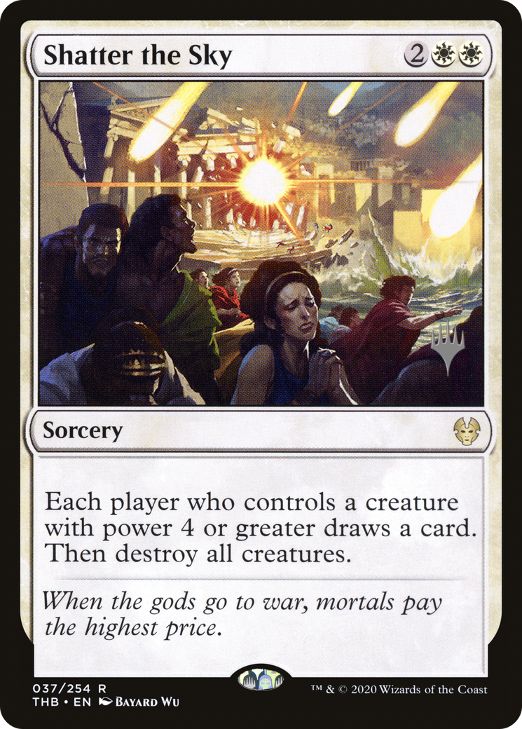Shatter the Sky (PTHB-37P) - Theros Beyond Death Promos Foil - Premium MTG Single from Wizards of the Coast - Just $0.11! Shop now at Game Crave Tournament Store