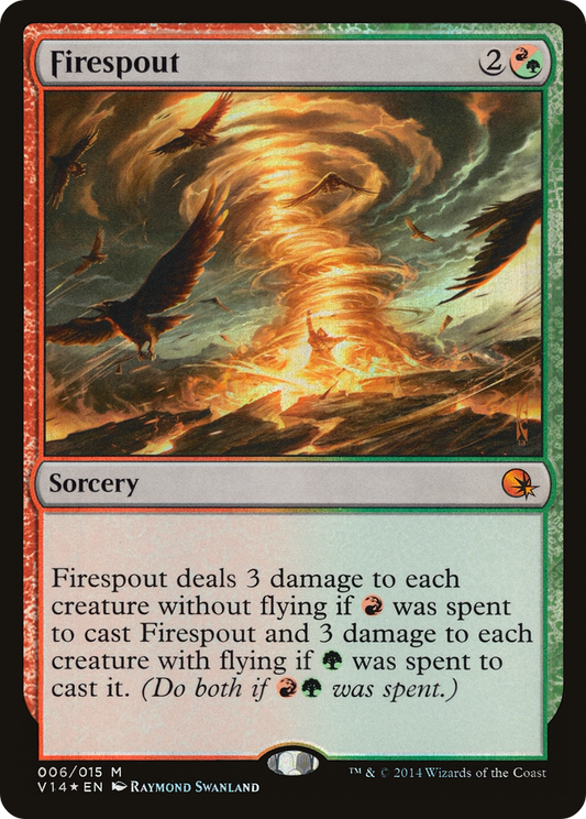 Firespout (V14-006) - From the Vault: Annihilation Foil - Premium MTG Single from Wizards of the Coast - Just $0.59! Shop now at Game Crave Tournament Store