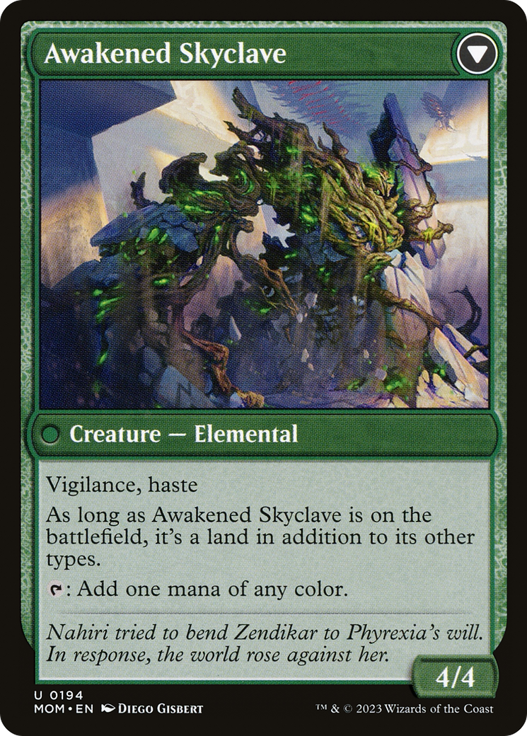 Invasion of Zendikar // Awakened Skyclave (MOM-194) - March of the Machine - Premium MTG Single from Wizards of the Coast - Just $0.08! Shop now at Game Crave Tournament Store