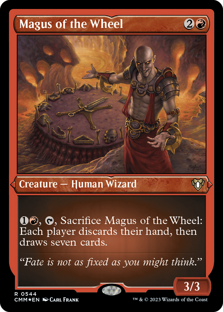 Magus of the Wheel (CMM-544) - Commander Masters Etched Foil - Premium MTG Single from Wizards of the Coast - Just $0.69! Shop now at Game Crave Tournament Store