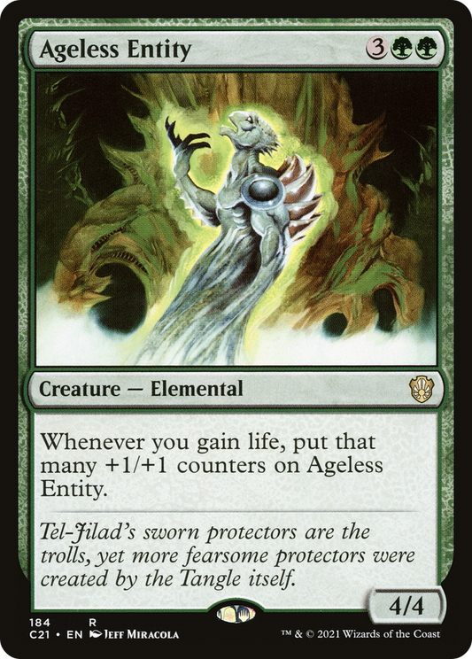 Ageless Entity (C21-184) - Commander 2021 - Premium MTG Single from Wizards of the Coast - Just $0.08! Shop now at Game Crave Tournament Store