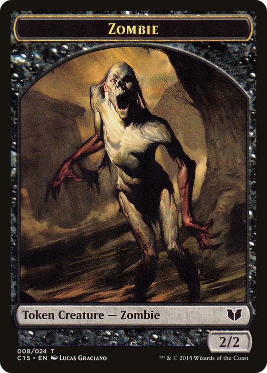 Zombie (TC15-008) - Commander 2015 Tokens - Premium MTG Single from Wizards of the Coast - Just $0! Shop now at Game Crave Tournament Store