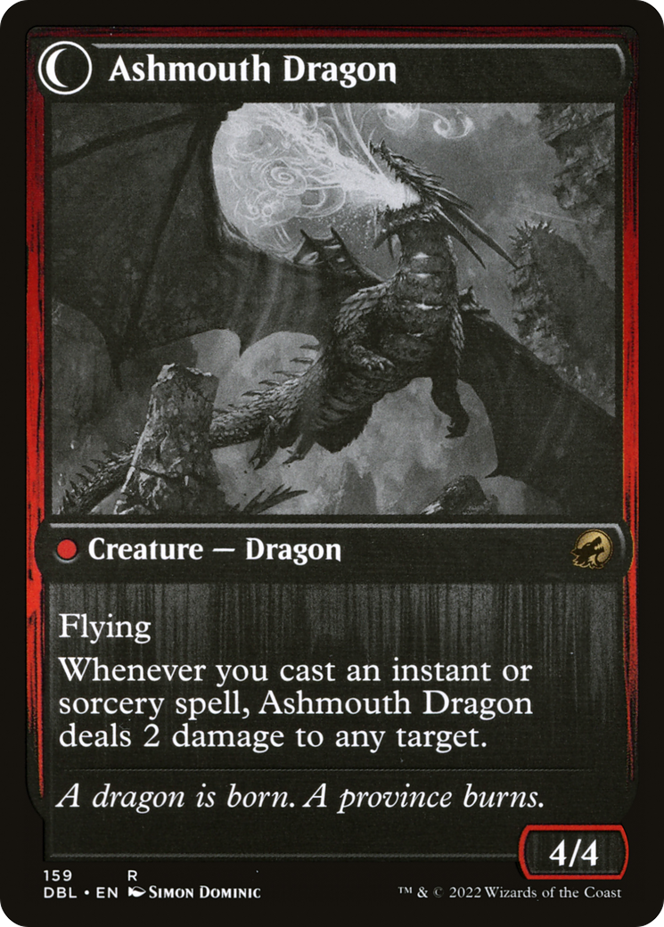 Smoldering Egg // Ashmouth Dragon (DBL-159) - Innistrad: Double Feature: (Double Faced Transform) - Premium MTG Single from Wizards of the Coast - Just $0.16! Shop now at Game Crave Tournament Store