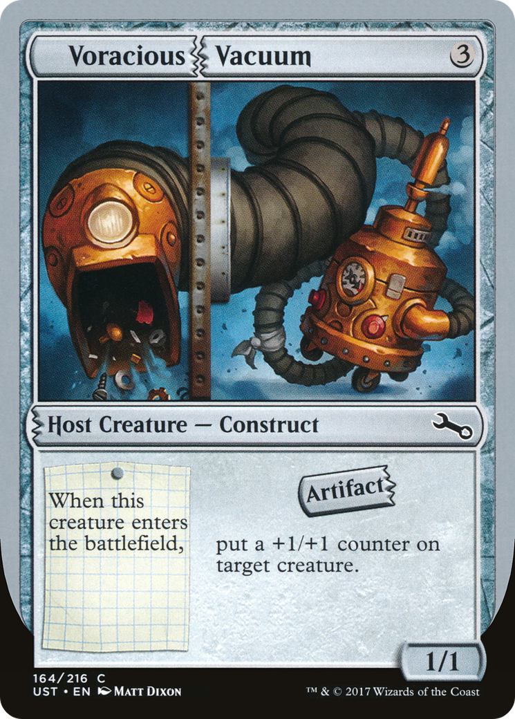 Voracious Vacuum (UST-164) - Unstable Foil - Premium MTG Single from Wizards of the Coast - Just $0.17! Shop now at Game Crave Tournament Store