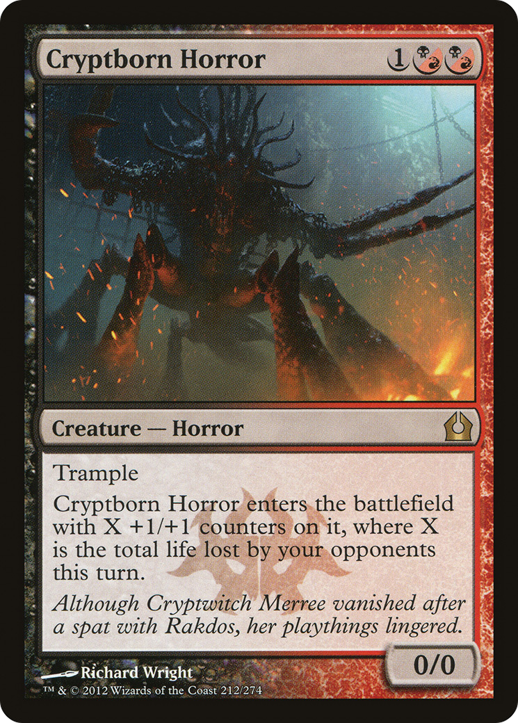 Cryptborn Horror (RTR-212) - Return to Ravnica - Premium MTG Single from Wizards of the Coast - Just $0.08! Shop now at Game Crave Tournament Store