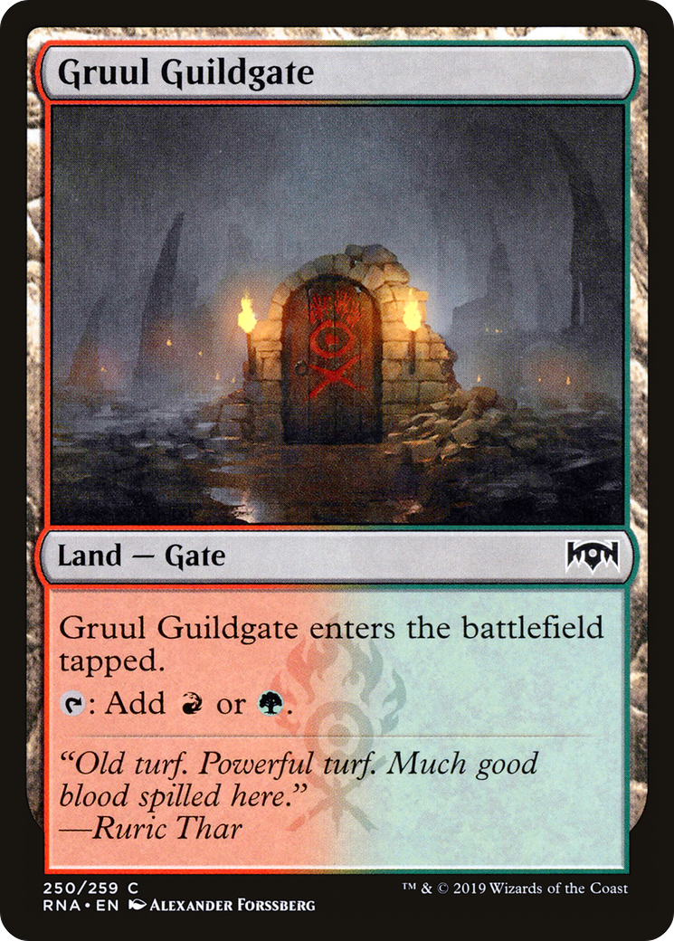 Gruul Guildgate (RNA-250) - Ravnica Allegiance - Premium MTG Single from Wizards of the Coast - Just $0.08! Shop now at Game Crave Tournament Store