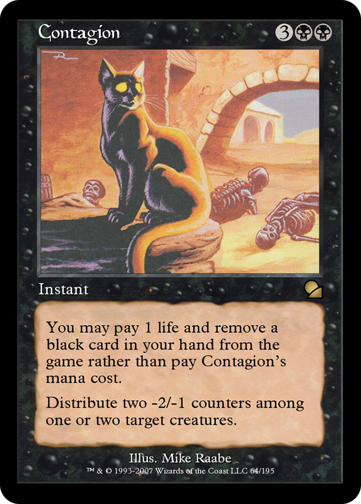 Contagion (ME1-064) - Masters Edition - Premium MTG Single from Wizards of the Coast - Just $0! Shop now at Game Crave Tournament Store