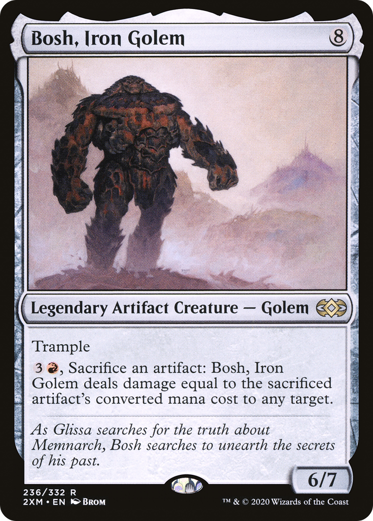 Bosh, Iron Golem (2XM-236) - Double Masters Foil - Premium MTG Single from Wizards of the Coast - Just $0.08! Shop now at Game Crave Tournament Store