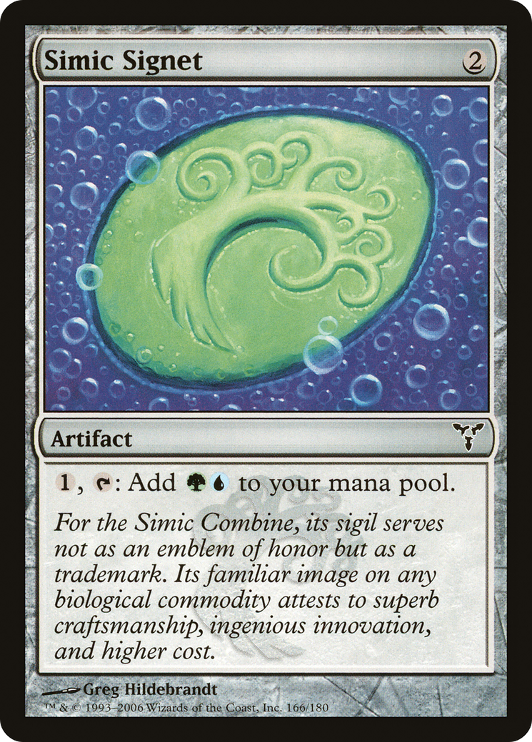 Simic Signet (DIS-166) - Dissension - Premium MTG Single from Wizards of the Coast - Just $0.25! Shop now at Game Crave Tournament Store