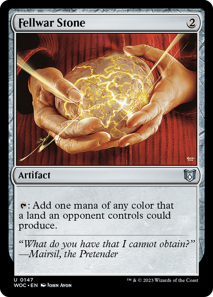 Fellwar Stone (WOC-147) - Wilds of Eldraine Commander - Premium MTG Single from Wizards of the Coast - Just $0.76! Shop now at Game Crave Tournament Store
