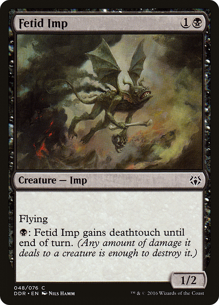 Fetid Imp (DDR-048) - Duel Decks: Nissa vs. Ob Nixilis - Premium MTG Single from Wizards of the Coast - Just $0.25! Shop now at Game Crave Tournament Store