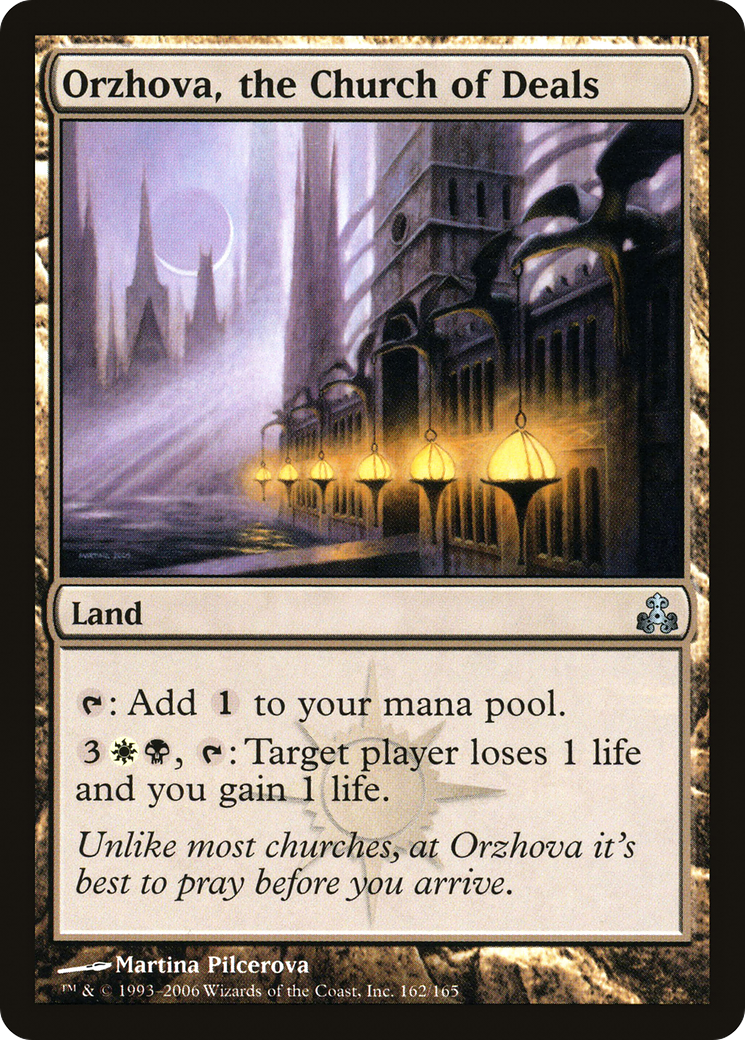 Orzhova, the Church of Deals (GPT-162) - Guildpact - Premium MTG Single from Wizards of the Coast - Just $0.25! Shop now at Game Crave Tournament Store
