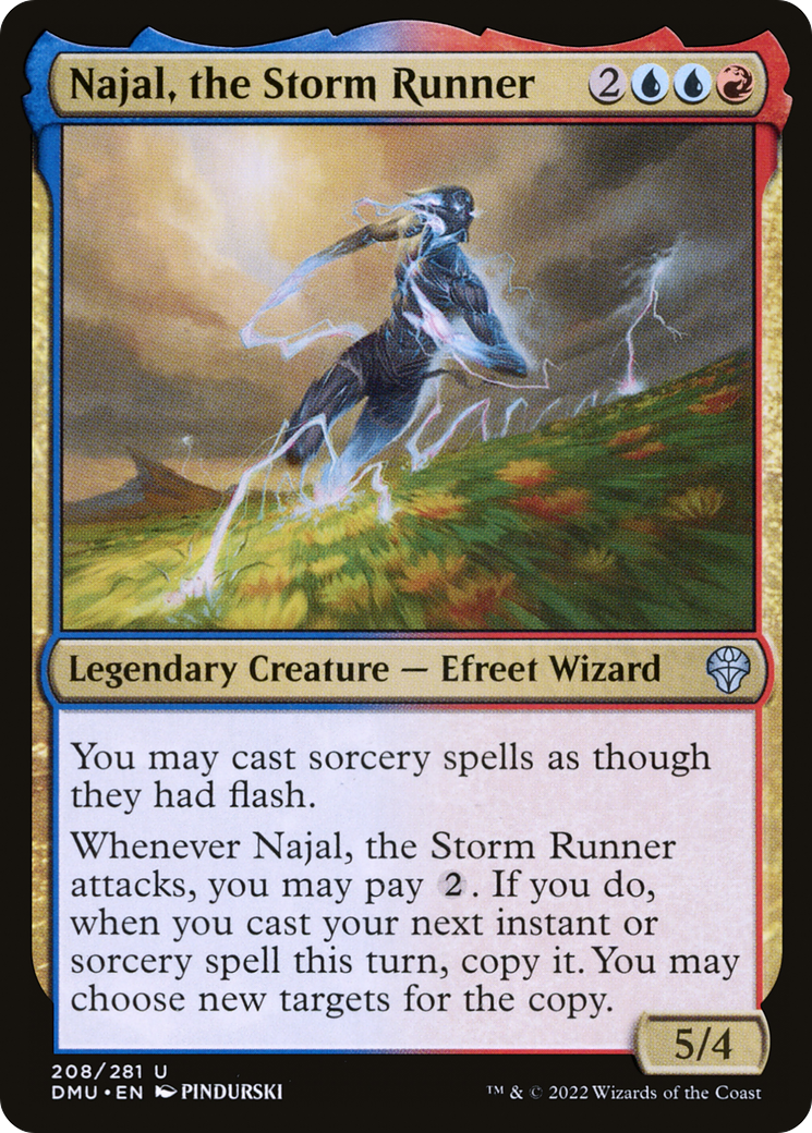 Najal, the Storm Runner (DMU-208) - Dominaria United - Premium MTG Single from Wizards of the Coast - Just $0.08! Shop now at Game Crave Tournament Store