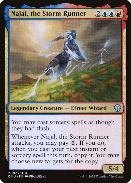 Najal, the Storm Runner (DMU-208) - Dominaria United - Premium MTG Single from Wizards of the Coast - Just $0.08! Shop now at Game Crave Tournament Store