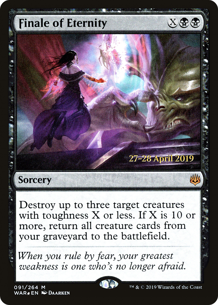 Finale of Eternity (PWAR-91S) - War of the Spark Promos Foil - Premium MTG Single from Wizards of the Coast - Just $2.27! Shop now at Game Crave Tournament Store