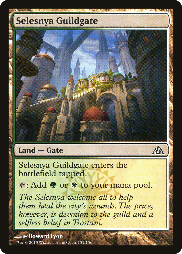 Selesnya Guildgate (DGM-155) - Dragon's Maze Foil - Premium MTG Single from Wizards of the Coast - Just $0.11! Shop now at Game Crave Tournament Store