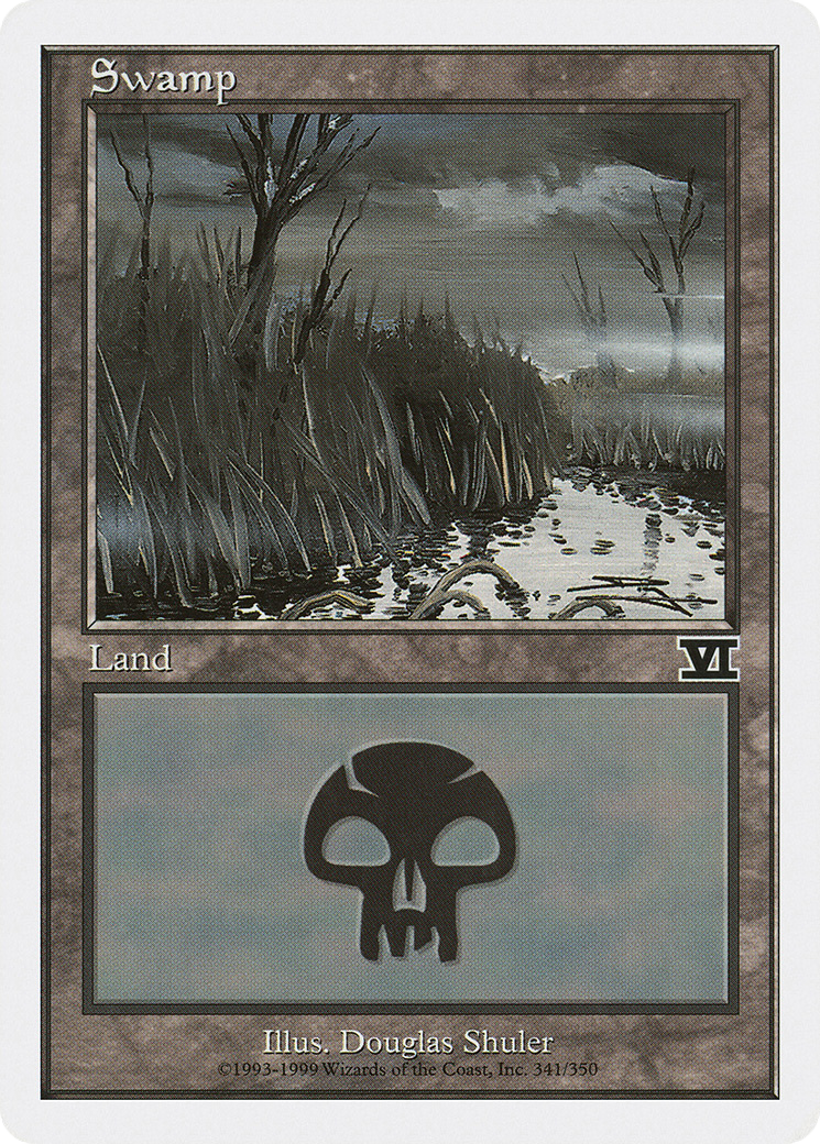 Swamp (6ED-341) - Classic Sixth Edition - Premium MTG Single from Wizards of the Coast - Just $0.13! Shop now at Game Crave Tournament Store