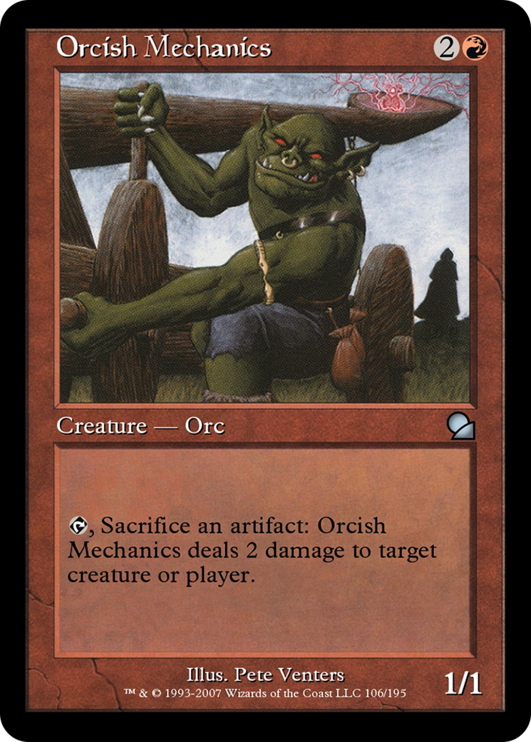 Orcish Mechanics (ME1-106) - Masters Edition - Premium MTG Single from Wizards of the Coast - Just $0! Shop now at Game Crave Tournament Store