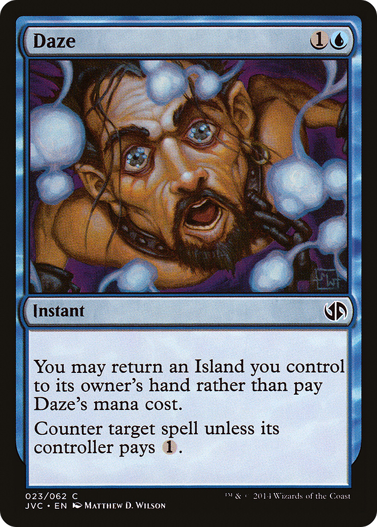 Daze (JVC-023) - Duel Decks Anthology: Jace vs. Chandra - Premium MTG Single from Wizards of the Coast - Just $0.77! Shop now at Game Crave Tournament Store