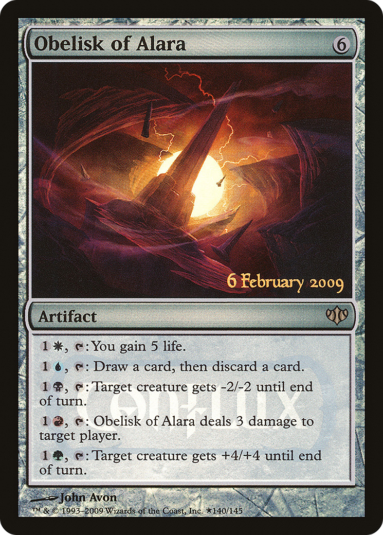Obelisk of Alara (PCON-140★) - Conflux Promos Foil - Premium MTG Single from Wizards of the Coast - Just $0.11! Shop now at Game Crave Tournament Store