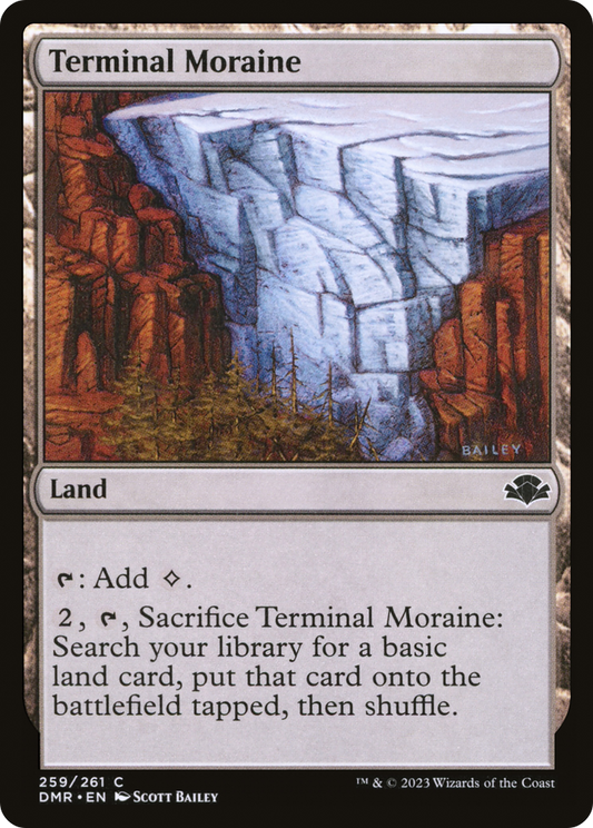 Terminal Moraine (DMR-259) - Dominaria Remastered Foil - Premium MTG Single from Wizards of the Coast - Just $0.25! Shop now at Game Crave Tournament Store