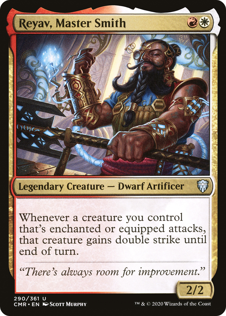 Reyav, Master Smith (CMR-290) - Commander Legends Foil - Premium MTG Single from Wizards of the Coast - Just $0.08! Shop now at Game Crave Tournament Store