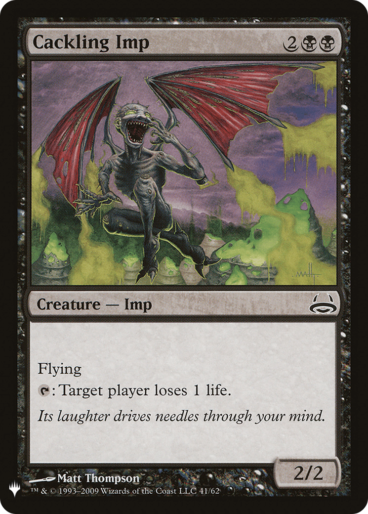 Cackling Imp (MB1-588) - Mystery Booster - Premium MTG Single from Wizards of the Coast - Just $0.18! Shop now at Game Crave Tournament Store