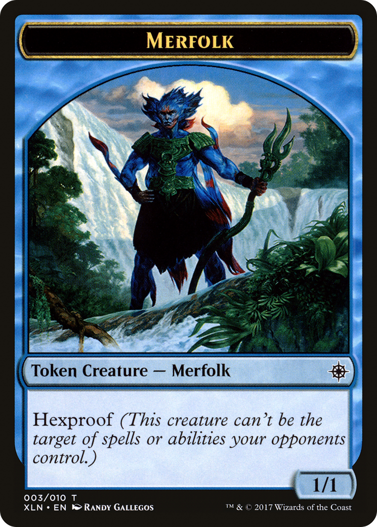 Merfolk (TXLN-003) - Ixalan Tokens - Premium MTG Single from Wizards of the Coast - Just $0.08! Shop now at Game Crave Tournament Store
