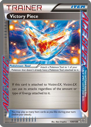 Victory Piece 130/135 - Plasma Storm Holofoil - Premium Pokemon Single from Nintendo - Just $1.68! Shop now at Game Crave Tournament Store