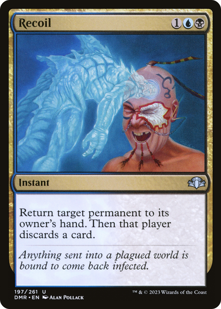 Recoil (DMR-197) - Dominaria Remastered - Premium MTG Single from Wizards of the Coast - Just $0.08! Shop now at Game Crave Tournament Store