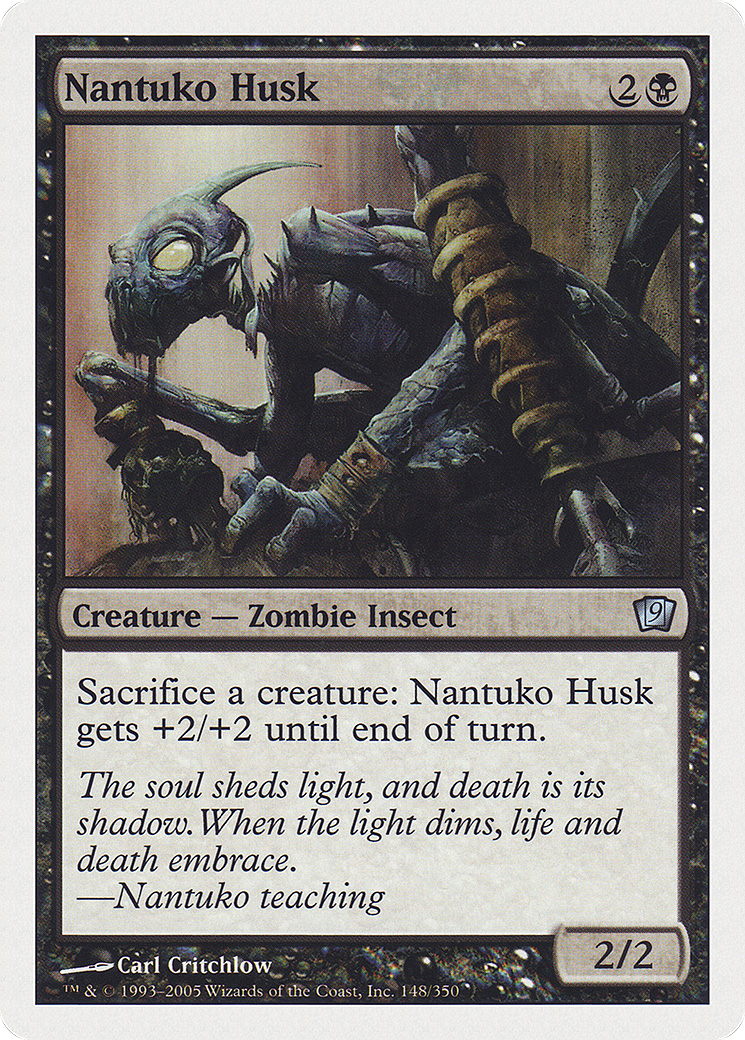 Nantuko Husk (9ED-148) - Ninth Edition - Premium MTG Single from Wizards of the Coast - Just $0.08! Shop now at Game Crave Tournament Store