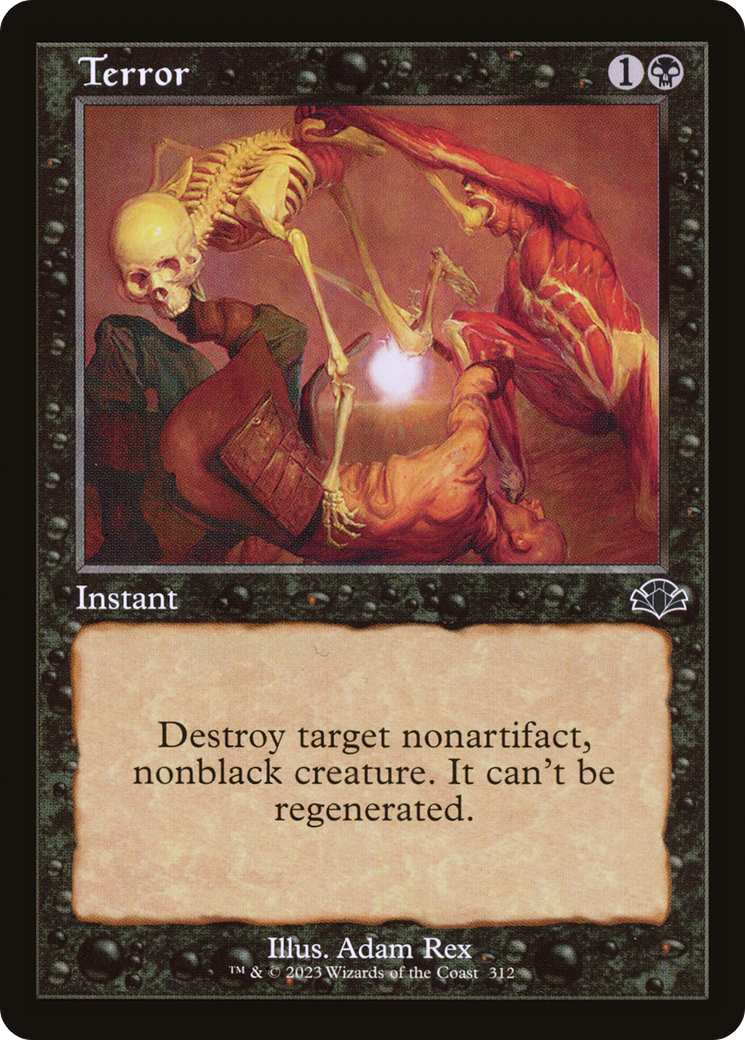 Terror (DMR-312) - Dominaria Remastered Foil - Premium MTG Single from Wizards of the Coast - Just $0.08! Shop now at Game Crave Tournament Store