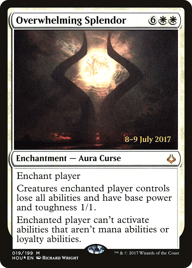 Overwhelming Splendor (PHOU-19S) - Hour of Devastation Promos Foil - Premium MTG Single from Wizards of the Coast - Just $12.20! Shop now at Game Crave Tournament Store