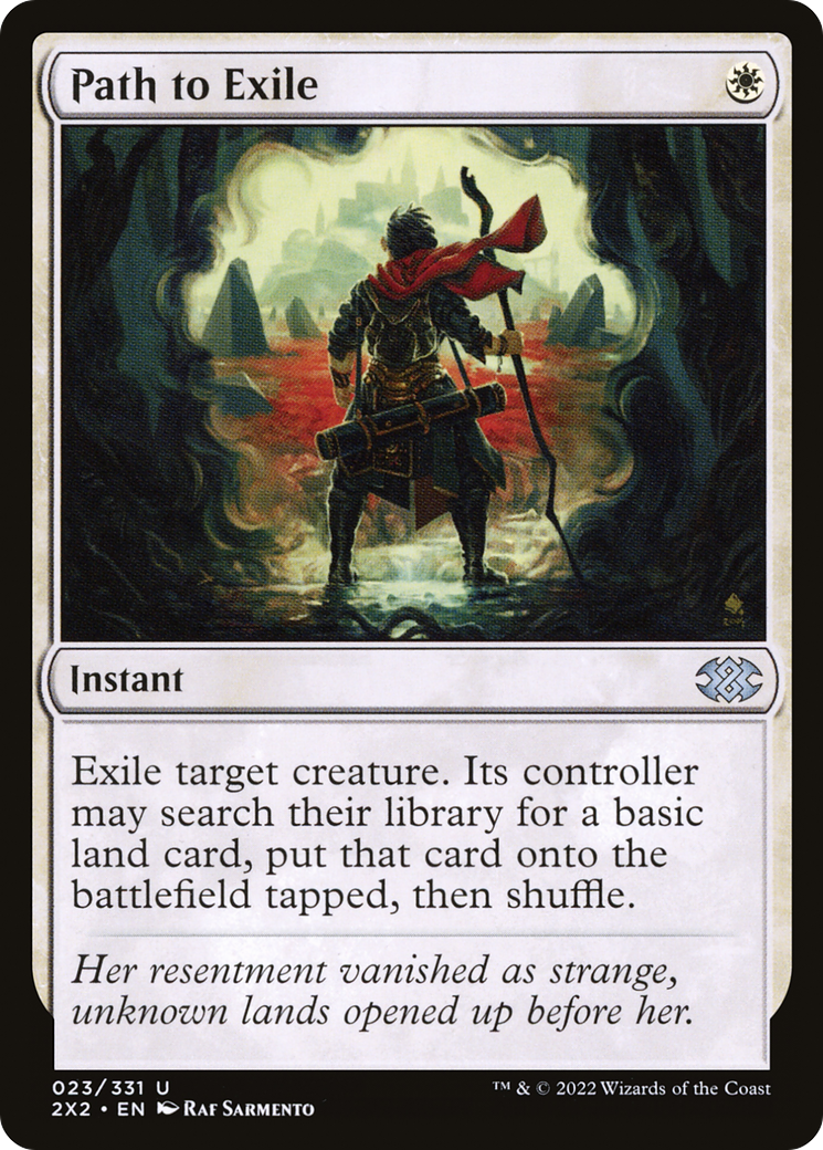 Path to Exile (2X2-023) - Double Masters 2022 - Premium MTG Single from Wizards of the Coast - Just $0.29! Shop now at Game Crave Tournament Store