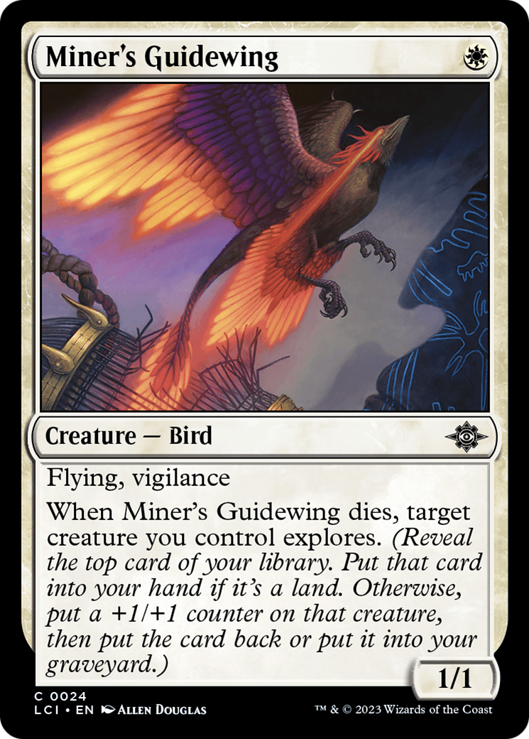 Miner's Guidewing (LCI-024) - The Lost Caverns of Ixalan - Premium MTG Single from Wizards of the Coast - Just $0.08! Shop now at Game Crave Tournament Store