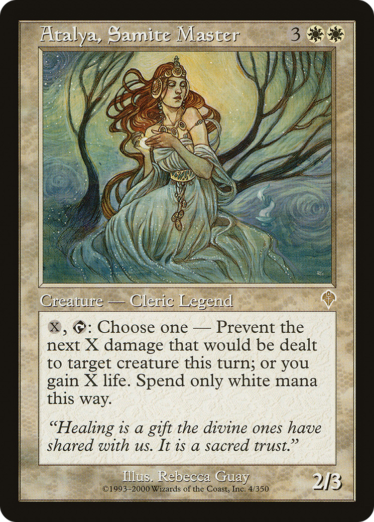 Atalya, Samite Master (INV-004) - Invasion Foil - Premium MTG Single from Wizards of the Coast - Just $25.54! Shop now at Game Crave Tournament Store