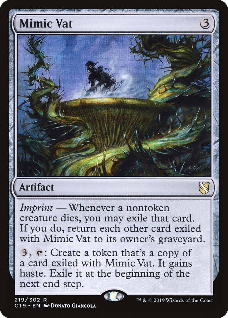 Mimic Vat (C19-219) - Commander 2019 - Premium MTG Single from Wizards of the Coast - Just $0.44! Shop now at Game Crave Tournament Store