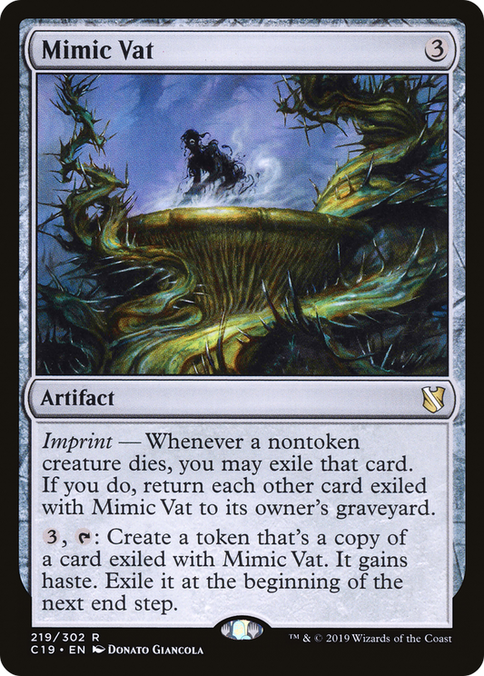 Mimic Vat (C19-219) - Commander 2019 - Premium MTG Single from Wizards of the Coast - Just $0.44! Shop now at Game Crave Tournament Store