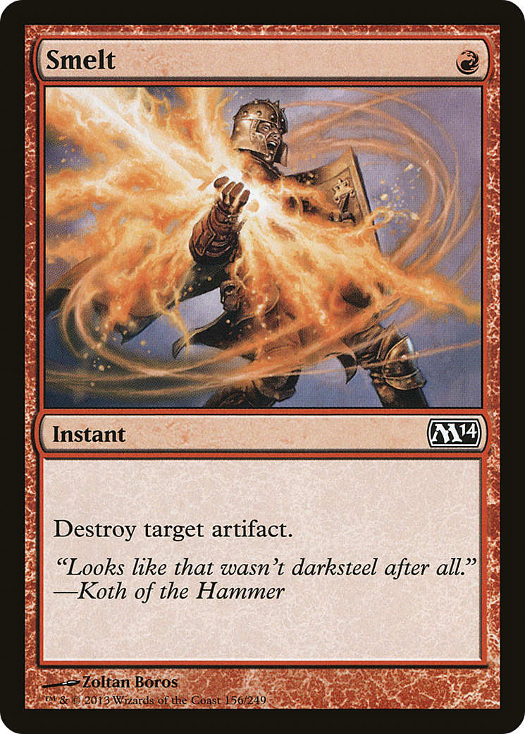 Smelt (M14-156) - Magic 2014 Foil - Premium MTG Single from Wizards of the Coast - Just $0.25! Shop now at Game Crave Tournament Store