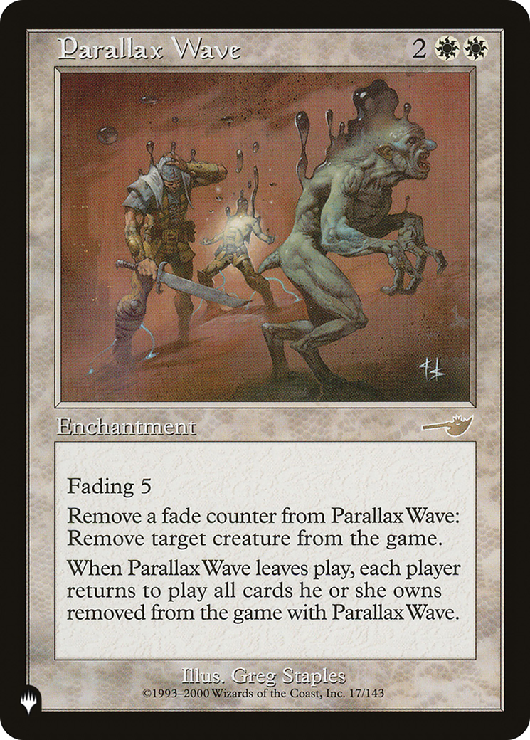Parallax Wave (PLIST-027) - The List - Premium MTG Single from Wizards of the Coast - Just $6.27! Shop now at Game Crave Tournament Store