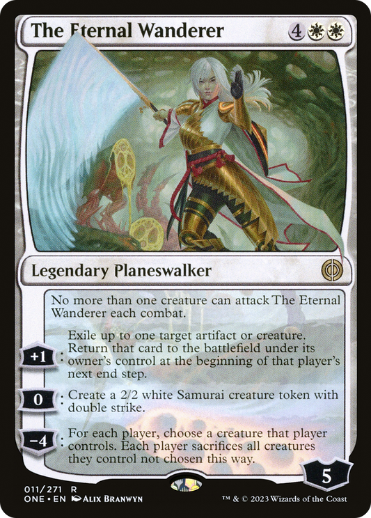 The Eternal Wanderer (ONE-011) - Phyrexia: All Will Be One - Premium MTG Single from Wizards of the Coast - Just $0.21! Shop now at Game Crave Tournament Store
