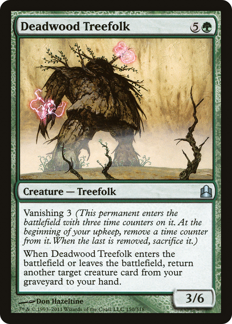 Deadwood Treefolk (CMD-150) - Commander 2011 - Premium MTG Single from Wizards of the Coast - Just $0.08! Shop now at Game Crave Tournament Store