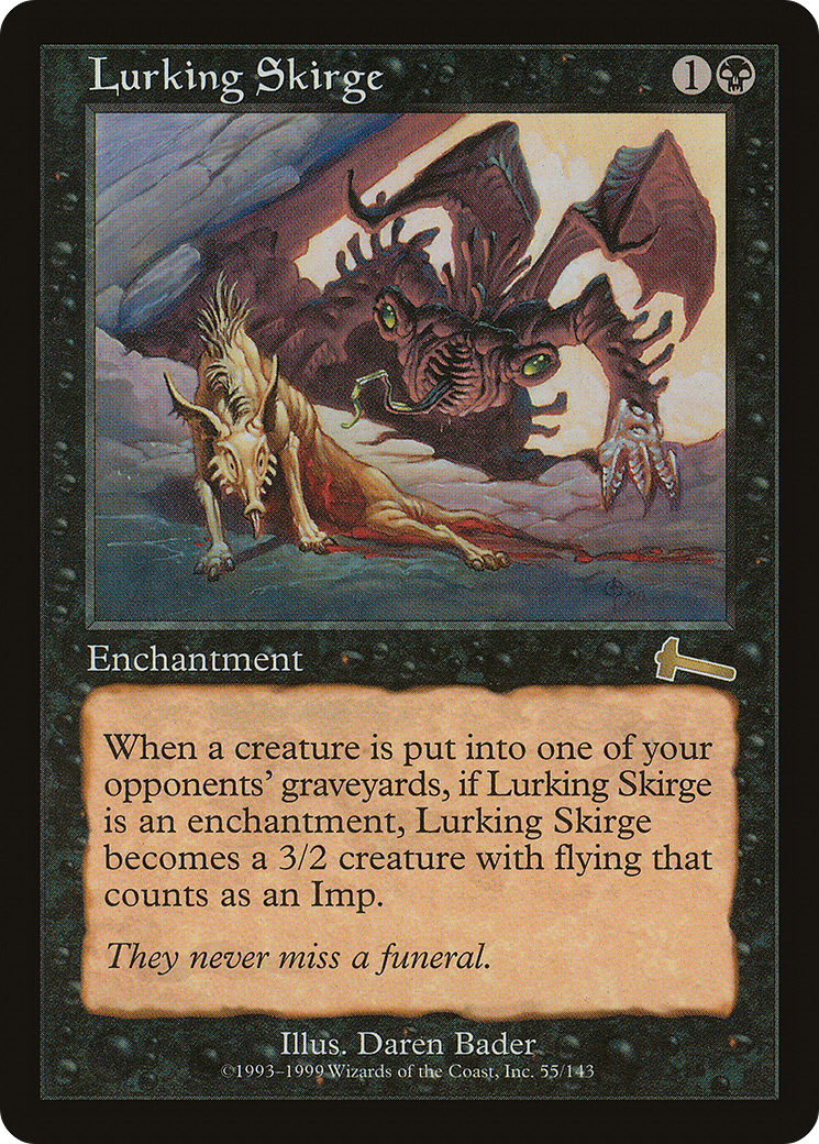 Lurking Skirge (ULG-055) - Urza's Legacy Foil - Premium MTG Single from Wizards of the Coast - Just $0.62! Shop now at Game Crave Tournament Store