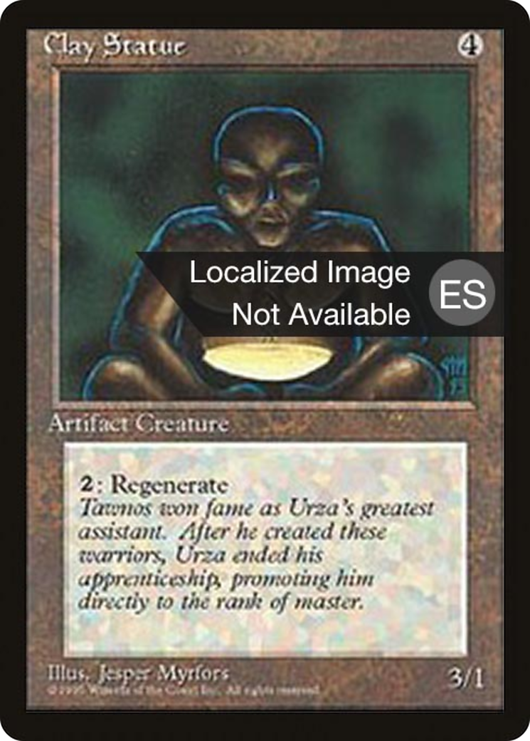 Clay Statue (4BB-305) - Fourth Edition Foreign Black Border - Premium MTG Single from Wizards of the Coast - Just $1.28! Shop now at Game Crave Tournament Store