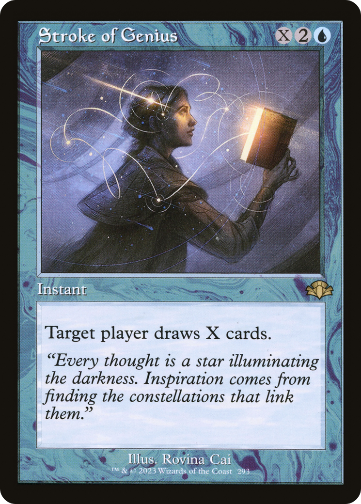 Stroke of Genius (DMR-293) - Dominaria Remastered Foil - Premium MTG Single from Wizards of the Coast - Just $0.10! Shop now at Game Crave Tournament Store