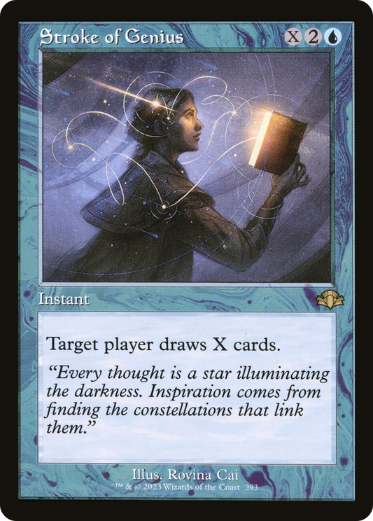 Stroke of Genius (DMR-293) - Dominaria Remastered Foil - Premium MTG Single from Wizards of the Coast - Just $0.10! Shop now at Game Crave Tournament Store
